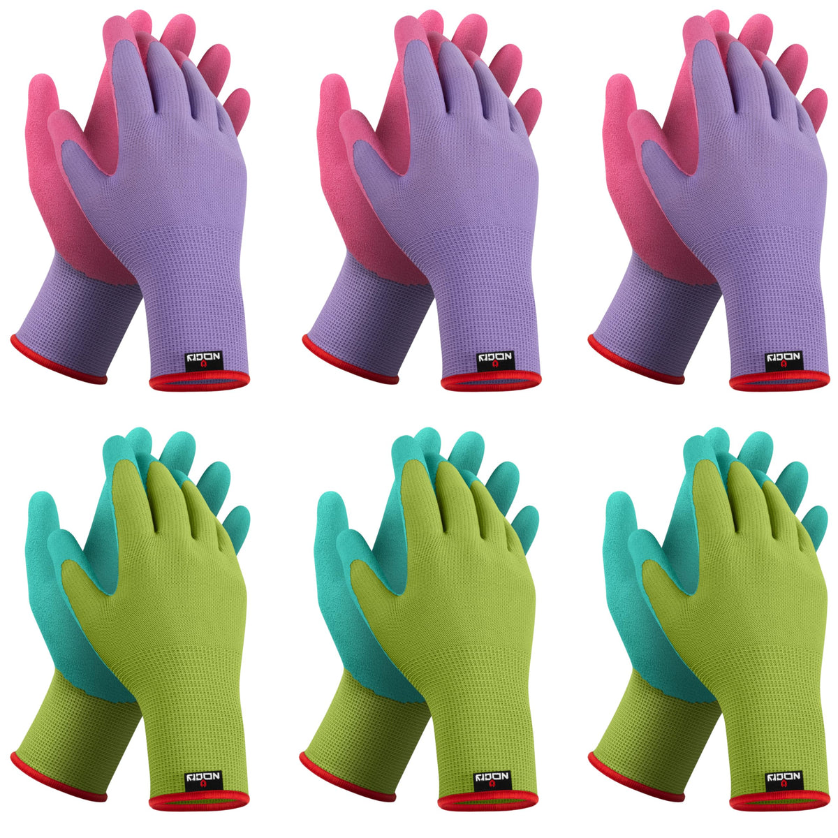 Nocry Premium Womens Gardening Gloves With Strong Non-Slip Grip - 100% Breathable, Superior Dexterity - Perfect Eco Friendly Gar