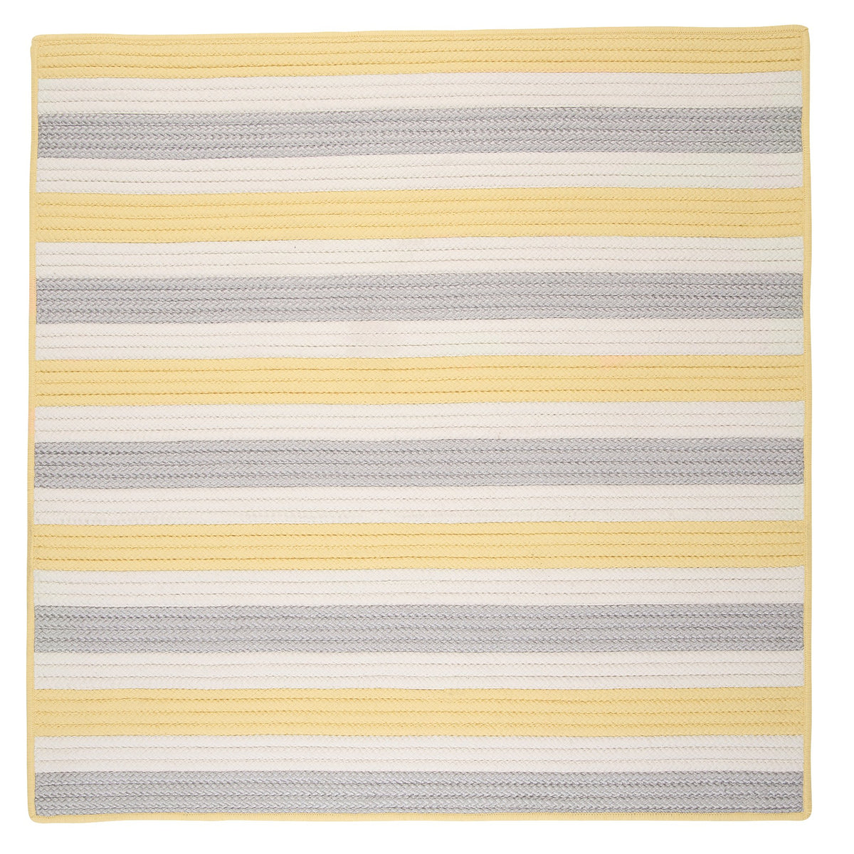 Stripe It - Yellow Shimmer 12' Square