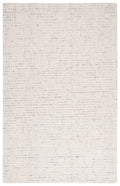 Safavieh Abstract Collection Accent Rug - 2' x 3', Ivory & Light Grey, Handmade Wool, Ideal for High Traffic Areas in Entryway, 