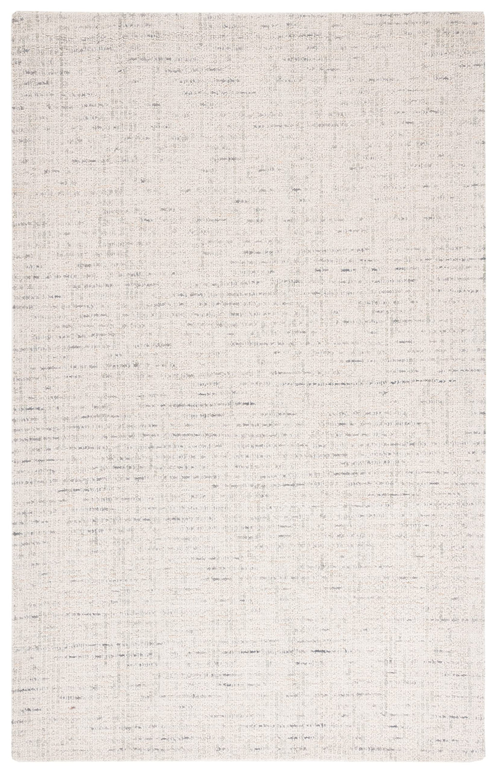 Safavieh Abstract Collection Accent Rug - 4' X 6', Ivory & Light Grey, Handmade Wool, Ideal For High Traffic Areas In Entryway,