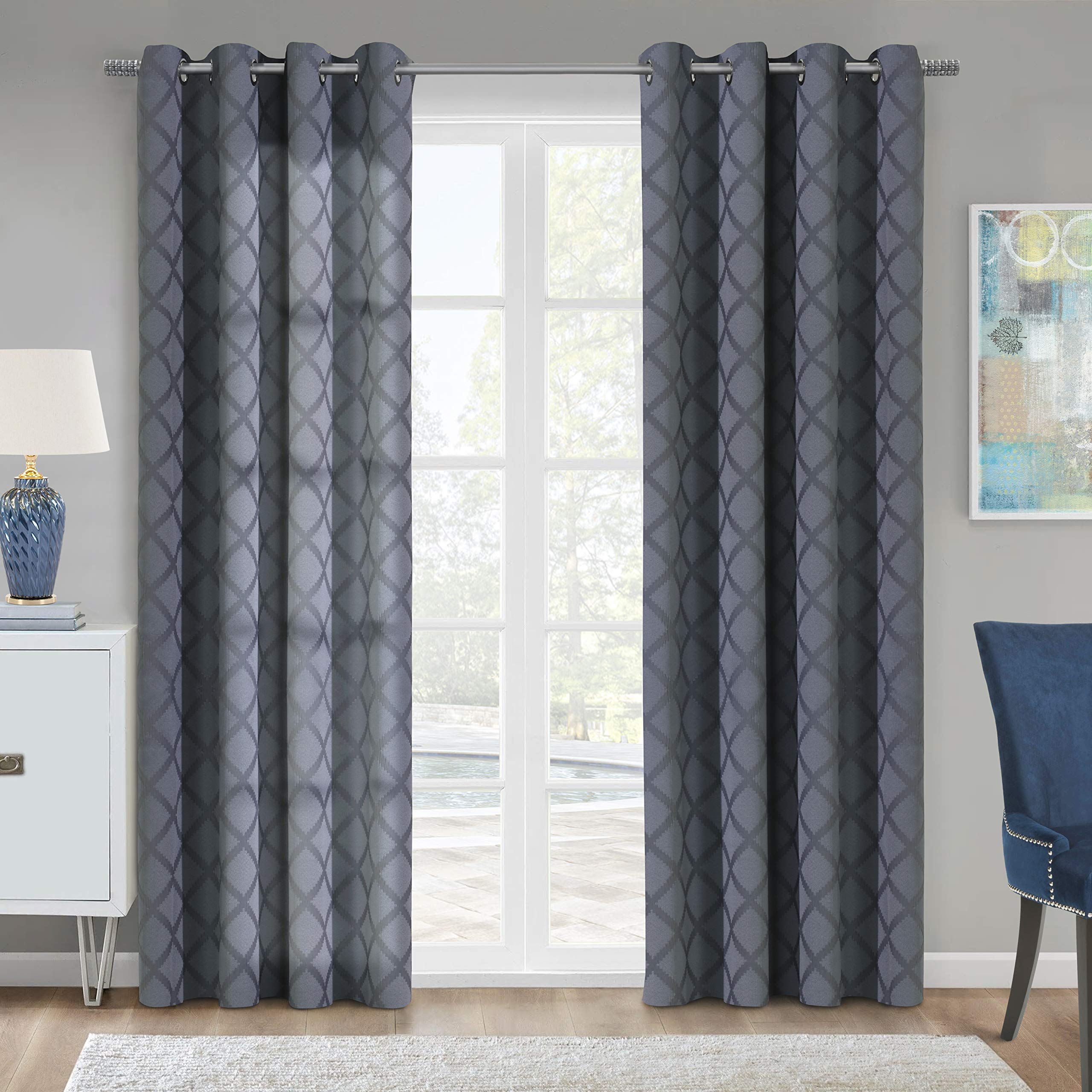 Thermalogic Ultimate Curtain Panel, 45 In X 113 In, Soft White