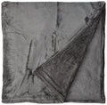 Elegant Comfort Micro-Fleece Ultra Plush Luxury Solid Blanket, Full/Queen, Gray