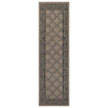 Couristan Recife Garden Lattice Indoor/Outdoor Area Rug, 2.3 x 7.10 ft. Runner, Cocoa-Black
