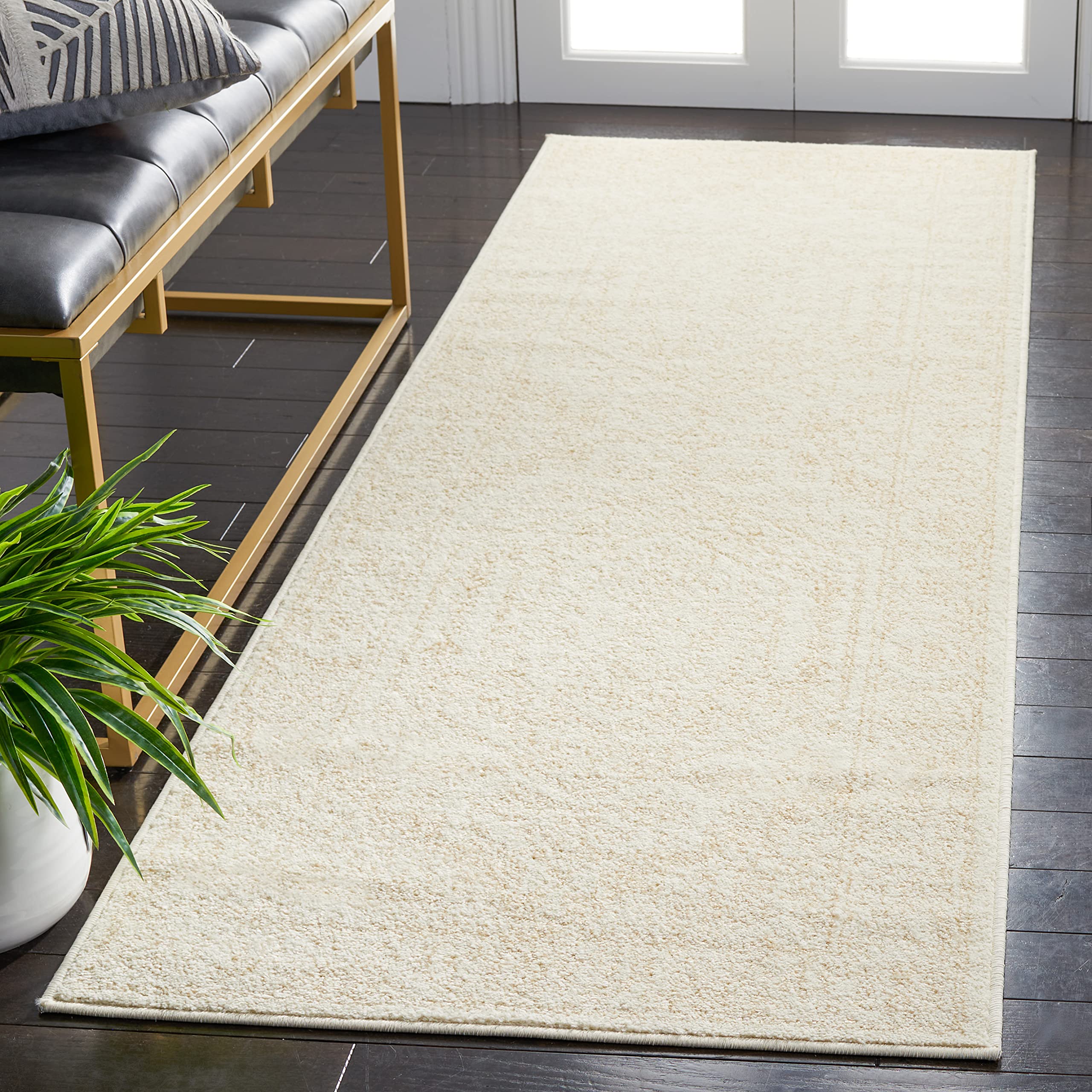 SAFAVIEH Adirondack Collection 6 Square Ivory/Beige ADR108E Oriental Medallion Non-Shedding Living Room Dining Bedroom Area Rug