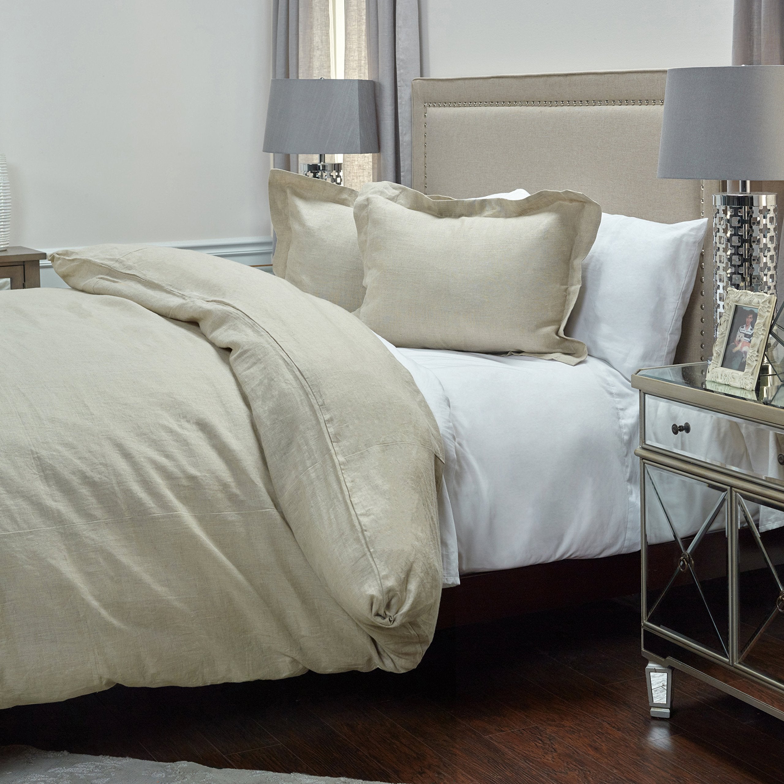 Rizzy Home | BT1759 | Standard Sham | 20"x26" Brown/Neutral/ Solid