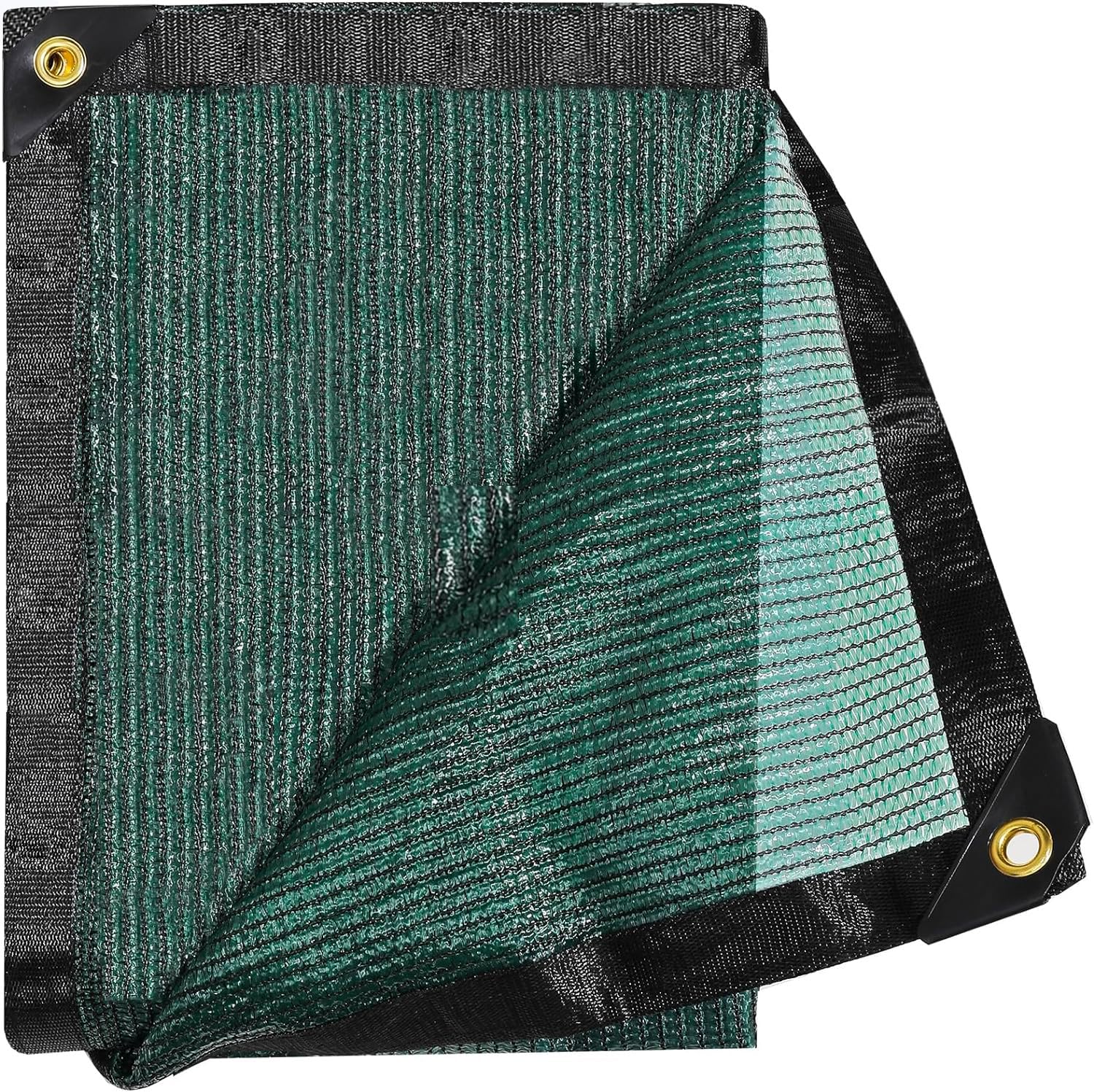 E.Share 70% Green Shade Cloth Taped Edge With Grommets 12 Ft X 6 Ft, Sun Shade Netting For Garden Patio,Flower Plant Covers Porc