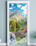 FLFK Door Sticker - Door Mural Peel and Stick, Removable Self-Adhesive Scenic Door Wallpaper for Home Decor, 30.3 W x 78.7 L, Se