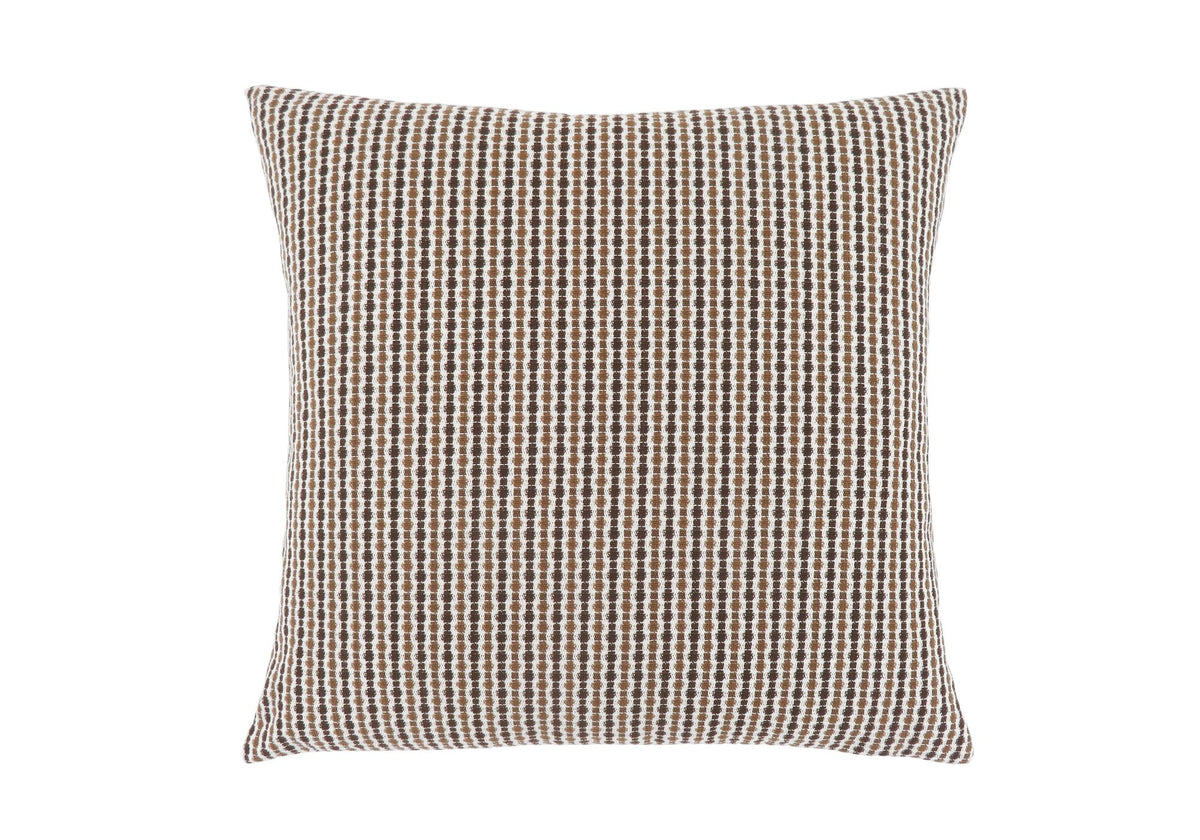 Monarch Specialties 9238, 18 X 18 Square, Insert Included, Decorative Throw, Accent, Sofa, Couch, Bedroom, Polyester, Hypoallergenic, Modern Pillow 18"X 18" Light Dark Brown Abstract Dot 1Pc