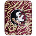 College Covers Florida State Seminoles Raschel Throw Blanket, 60 In By 50 In