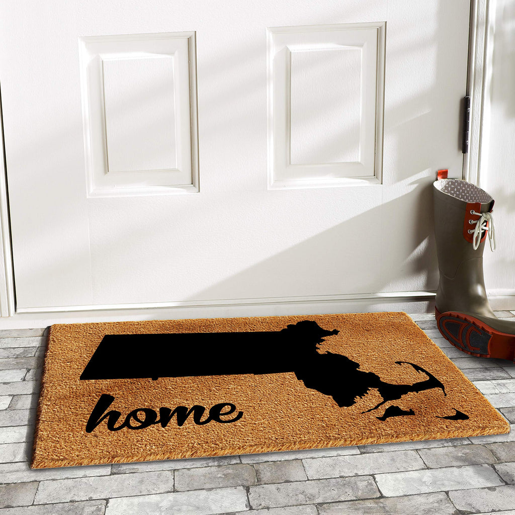 Calloway Mills 105271830 Massachusetts Doormat, 18' X 30', Natural/Black