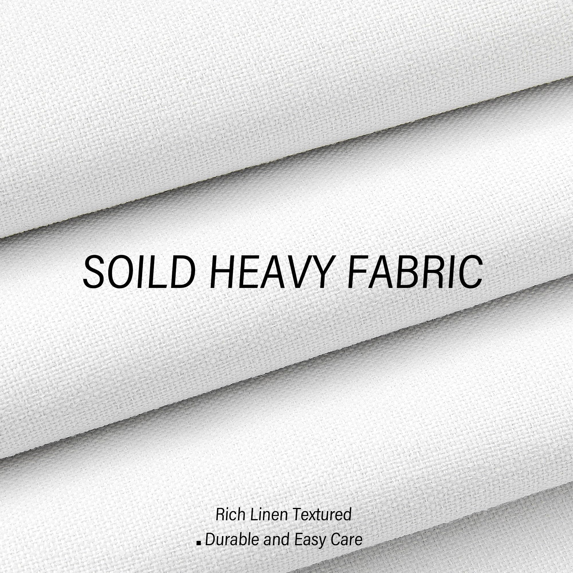 Chrisdowa 108 Inch Long Blackout Curtains & Drapes For Living Room, White Linen 100% Black Out 9Ft Ceiling To Floor Length Curta