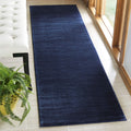 SAFAVIEH Vision Collection Runner Rug - 22 x 10, Navy, Modern Ombre Tonal Chic Design, Non-Shedding & Easy Care, Ideal for Hig