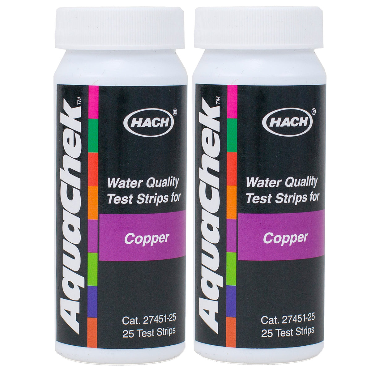 50) New Aquachek 661454 Pro Swimming Pool Spa Hot Tub Copper Water Test Strips