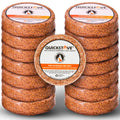 QuickStove Fire Starters (10 Pack) - Waterproof Emergency Fuel Disks for Camping Essentials, Wood Stove, Fireplace, Fire Pit, Su