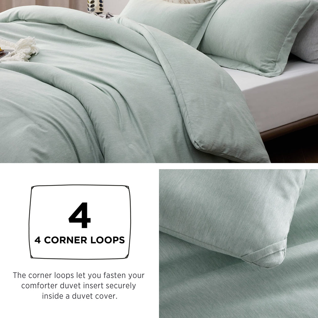 Bedsure California King Comforter Set - Sage Green Comforter Cal King Size, Soft Bedding For All Seasons, Cationic Dyed Bedding