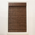 Radiance Cordless Bamboo Roman Shades for Windows - Flatstick Bamboo Blinds for Semi-Private Light Control - Easy to Lift & Fold