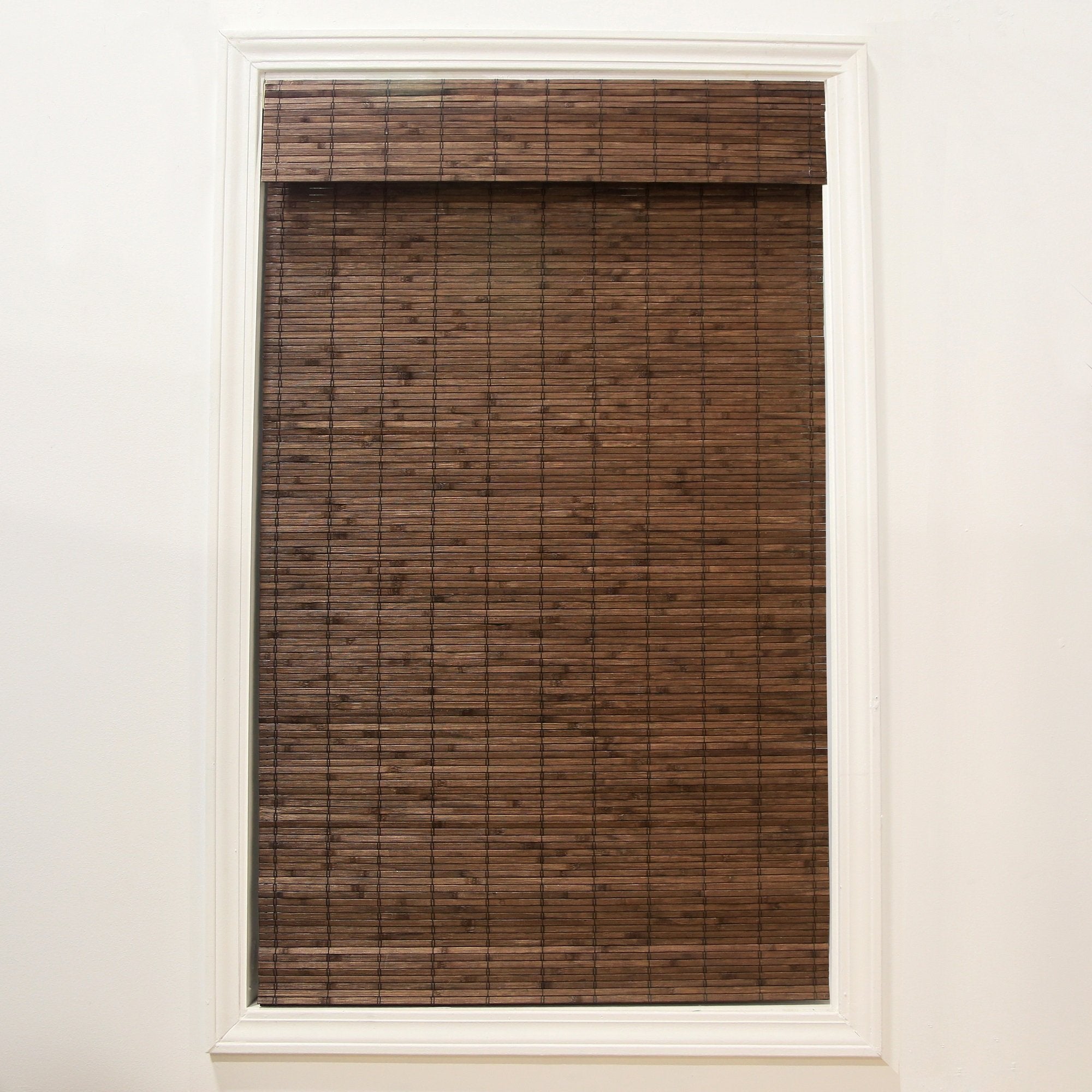 Radiance Cordless Bamboo Roman Shades for Windows - Flatstick Bamboo Blinds for Semi-Private Light Control - Easy to Lift & Fold