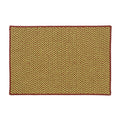 Holiday-Vibes Houndstooth Rug - Vibe Green/Red 34" X 58"