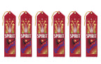Beistle Spirit Award Ribbons, 2 by 8-Inch, Multicolor, 6-Pack