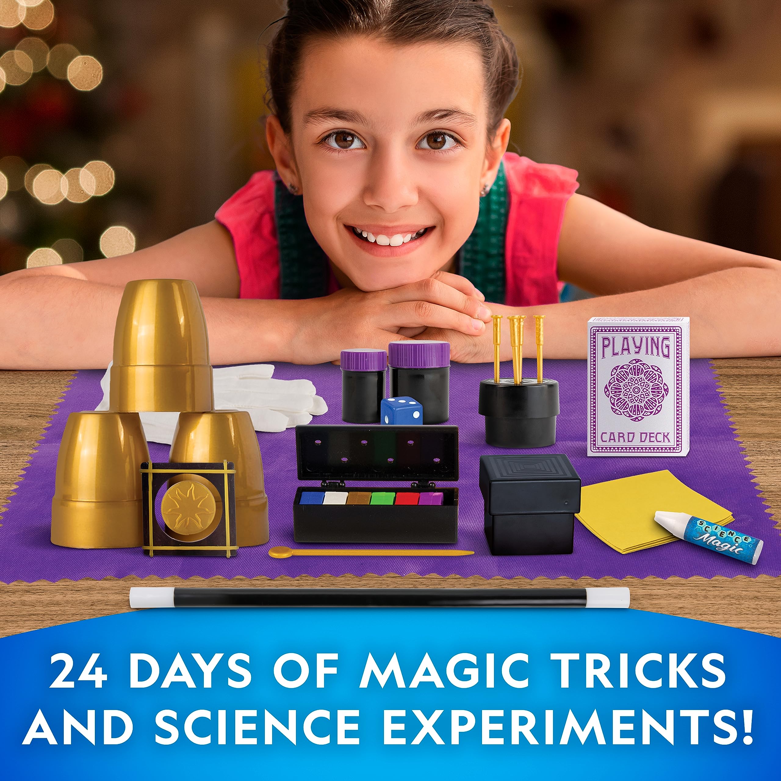 National Geographic Magic Advent Calendar 2024 - Kids Advent Calendar With 24 Magic Tricks & Science Experiments, Christmas Coun