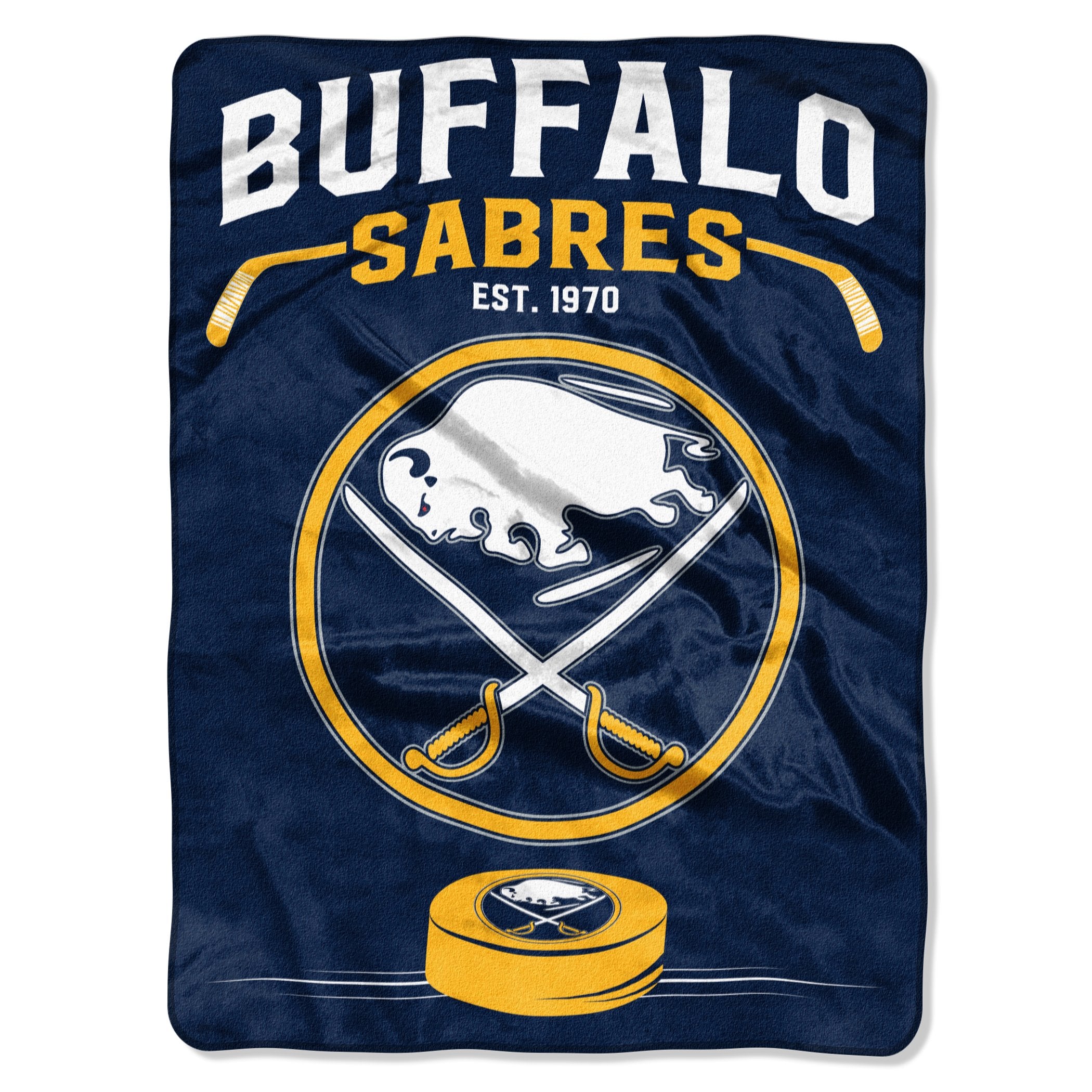The Northwest Company Nhl Buffalo Sabres Raschel Throw Blanket, 60' X 80', Inspired