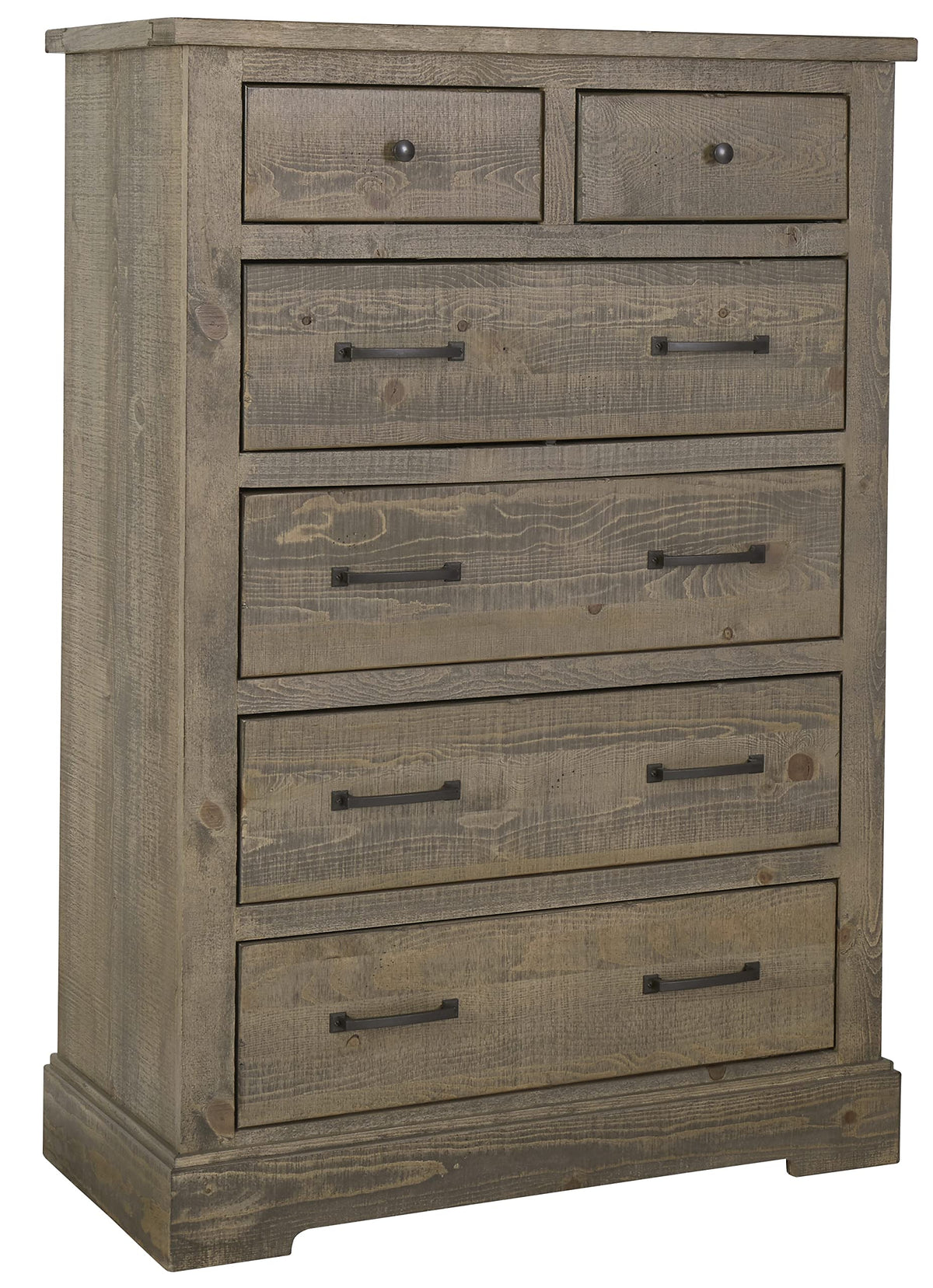 Progressive Furniture Meadow Chest, 38&quot; X 18&quot;X 55&quot;, Weathered Gray