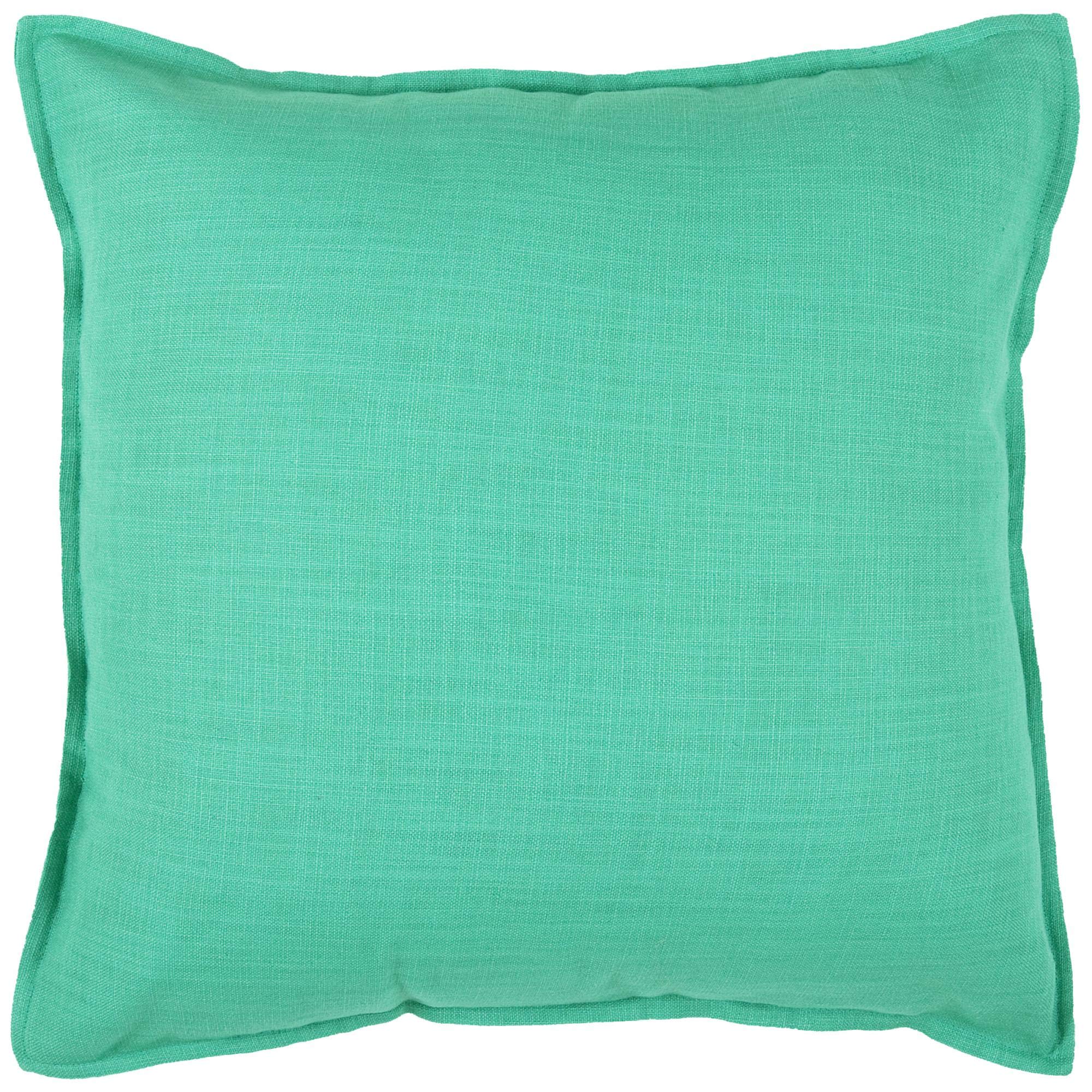 Rizzy Home T-3714 Decorative Pillows, 20 By 20-Inch, Teal