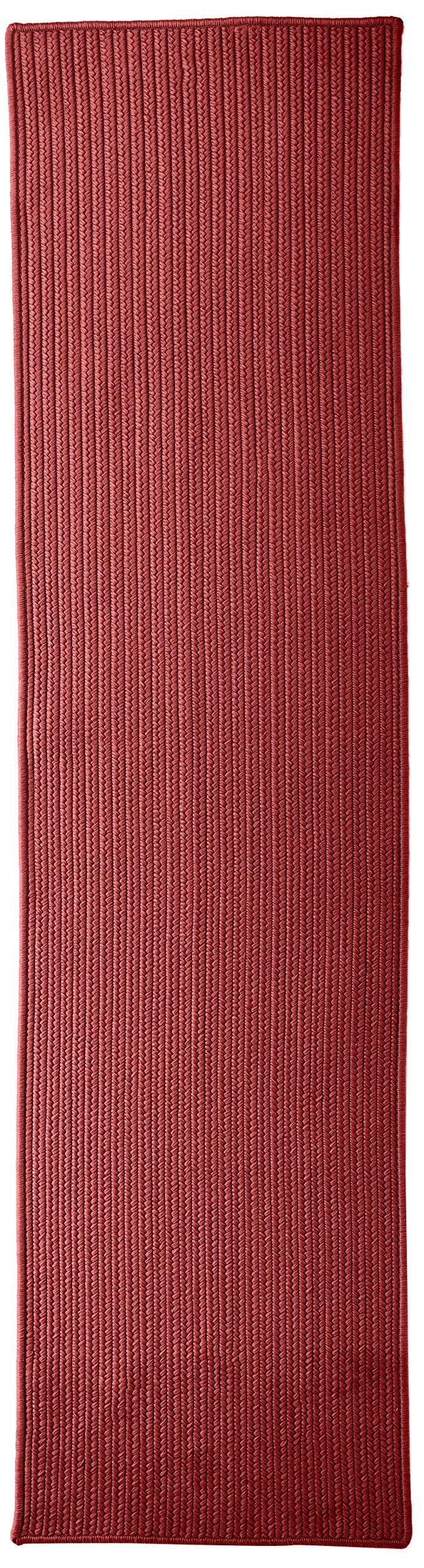 Colonial Mills All-Purpose Mudroom Braided Rug, 2' X 8' , Brick Red