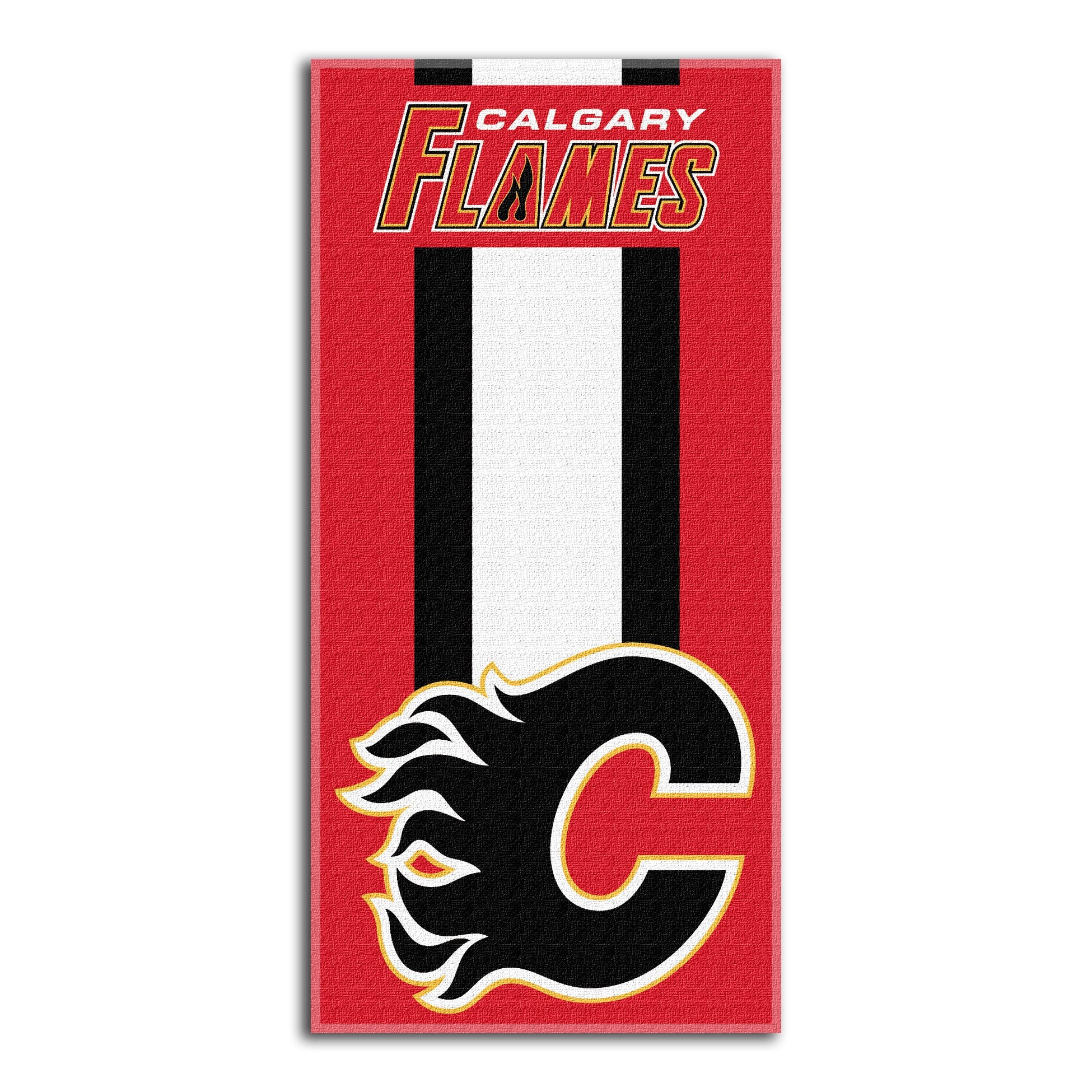 The Northwest Company NHL Calgary Flames Beach Towel, 30 x 60, Zone Read