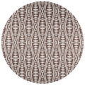 Sedona Sn6 Brown Southwestern Rug Round 10' X 10'