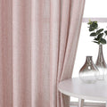 Vision Home Pink Pinch Pleated Semi Sheer Curtains For Girls Bedroom Living Room Textured Light Filtering Window Curtains 84 Inc