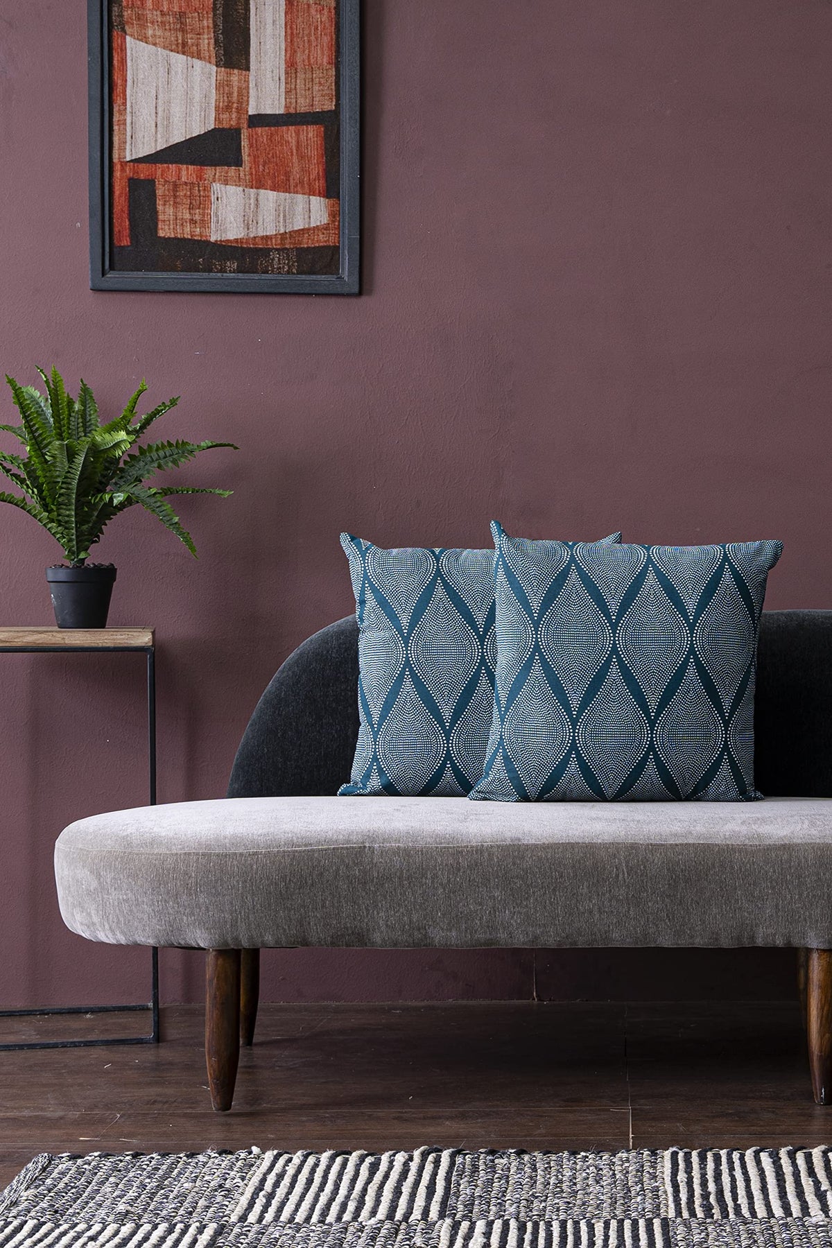 Contrast Living Shitale Cotton Printed Cushion Cover Pack Of 2 Pcs(20X20 Inch / 50X50 Cm, Multi Colour)