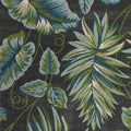 HomeRoots 3'X5' Grey Floral Polypropylene Rug