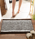 MAA HOME CONCEPT Microfiber Rugs Bath Mat Super Absorbent/AntiSkid Mats/Bedroom/Door Mat/Kitchen/Mat (Frame Brown, 40X60 CM)