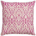 Rizzy Home | T10481 | 22"x22" Pink/White/Red Decorative Pillow | Down Fill