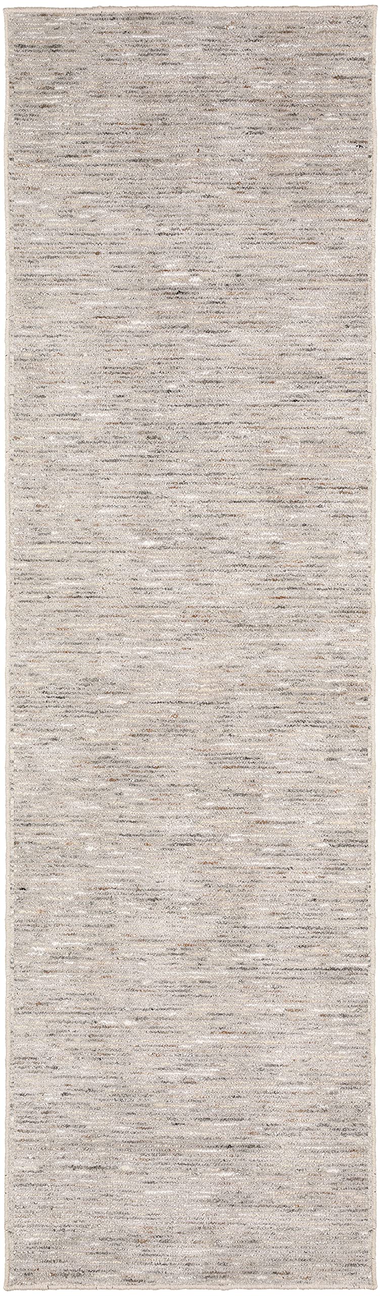Addison Villager Active Solid Beige 2’3" X 7’6" Runner Rug
