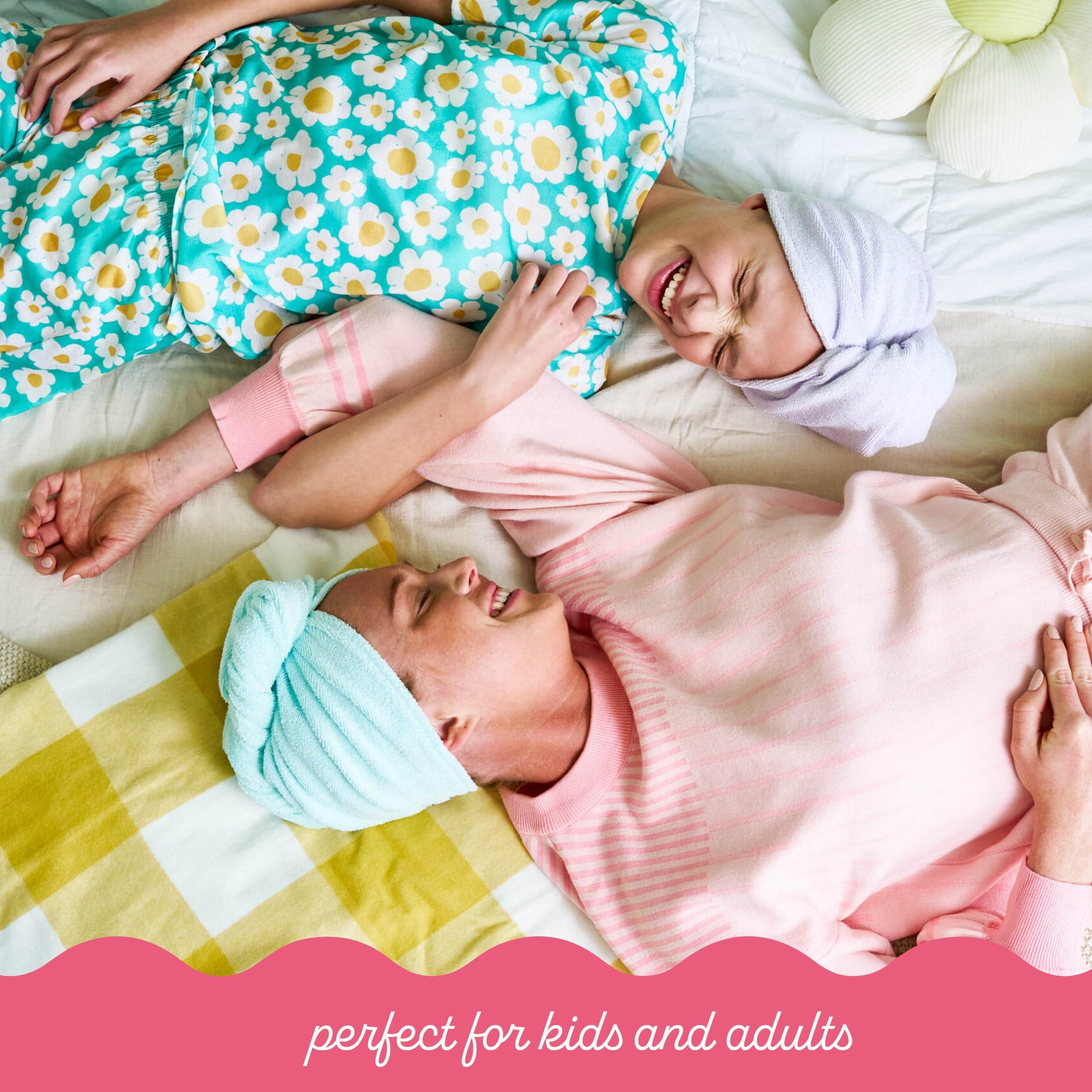 Turbie Twist Deluxe Wet Dry Set - Microfiber Hair Towel Wrap & Stylin' Shower Cap - Travel & Bathroom Essentials - Quick Dry Hai