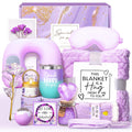 Lucotiya Birthday Gifts For Women, Self Care Gifts For Women Get Well Soon Gifts Basket, Lavender Relaxing Spa Gifts Basket, Uni