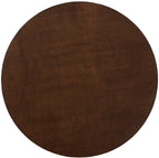 Crosley Furniture Landon Mid-Century Modern Round Wood Dining Table, Mahogany