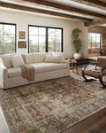 Loloi Magnolia Home by Joanna Gaines x Sinclair Rust/Lagoon 3-6 x 5-6 Accent Rug