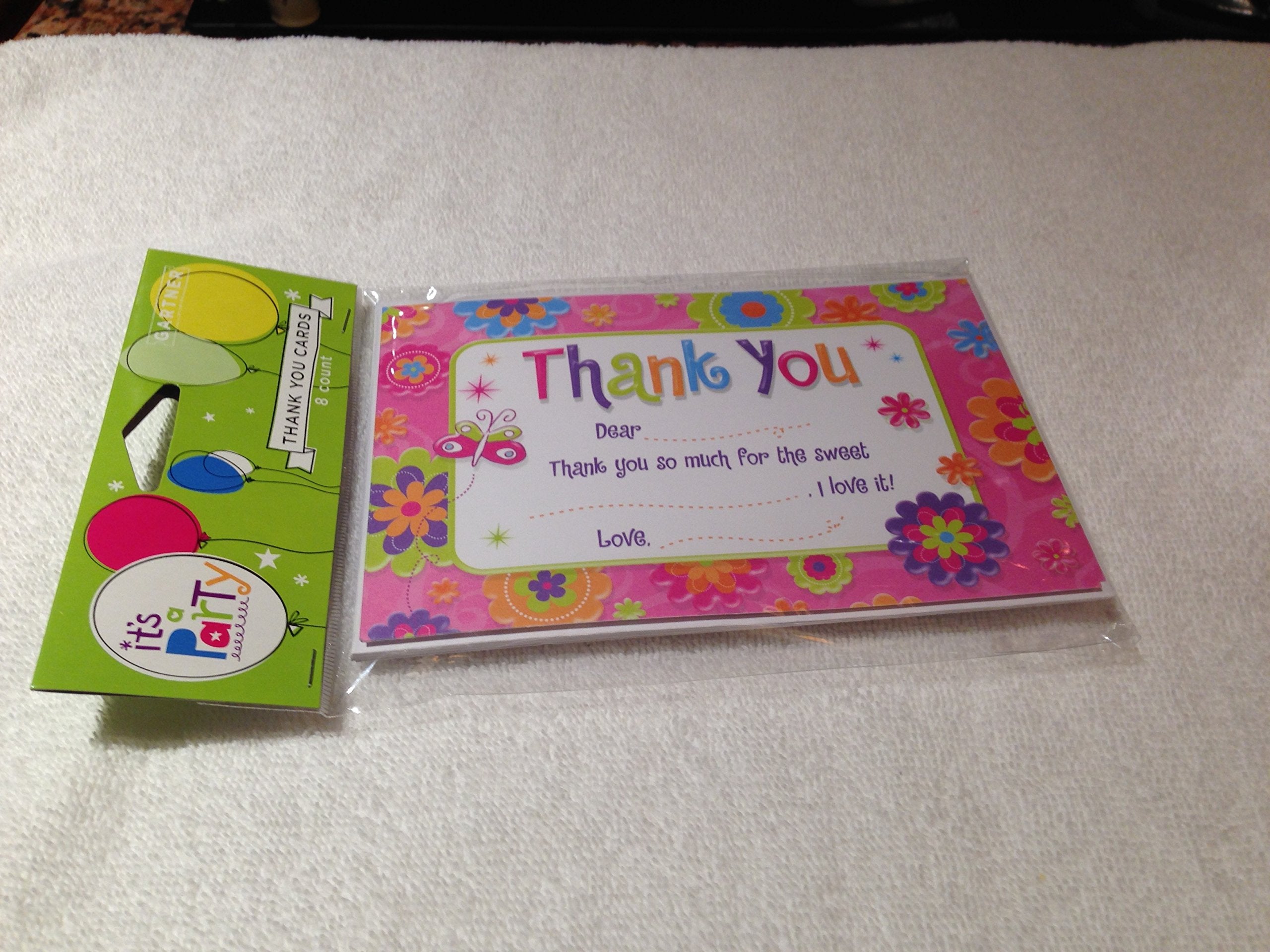 Thank You Note 8 Per Package
