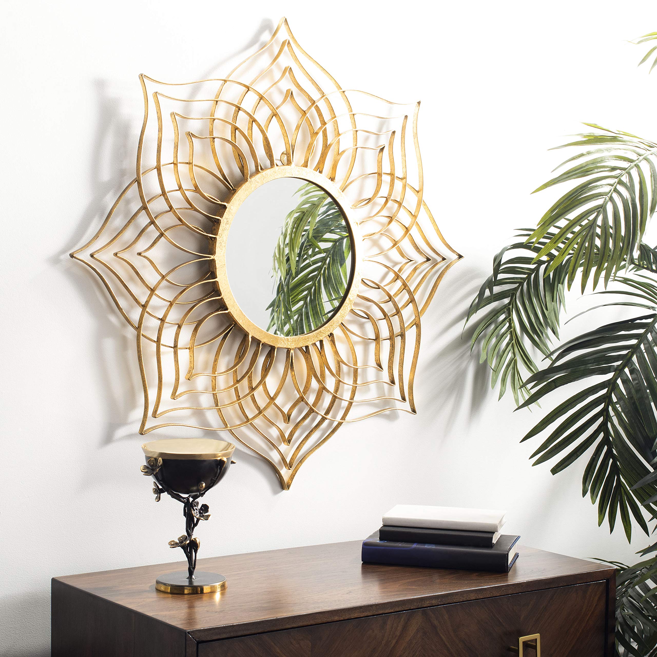 Safavieh Home Collection Charlton Gold Foil Mirror