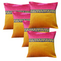 Vireo Soft Beautiful Smooth Jacquard Cushion Covers, 24X24Inch/60 X 60 Cm (Multicolour)  Set Of 5
