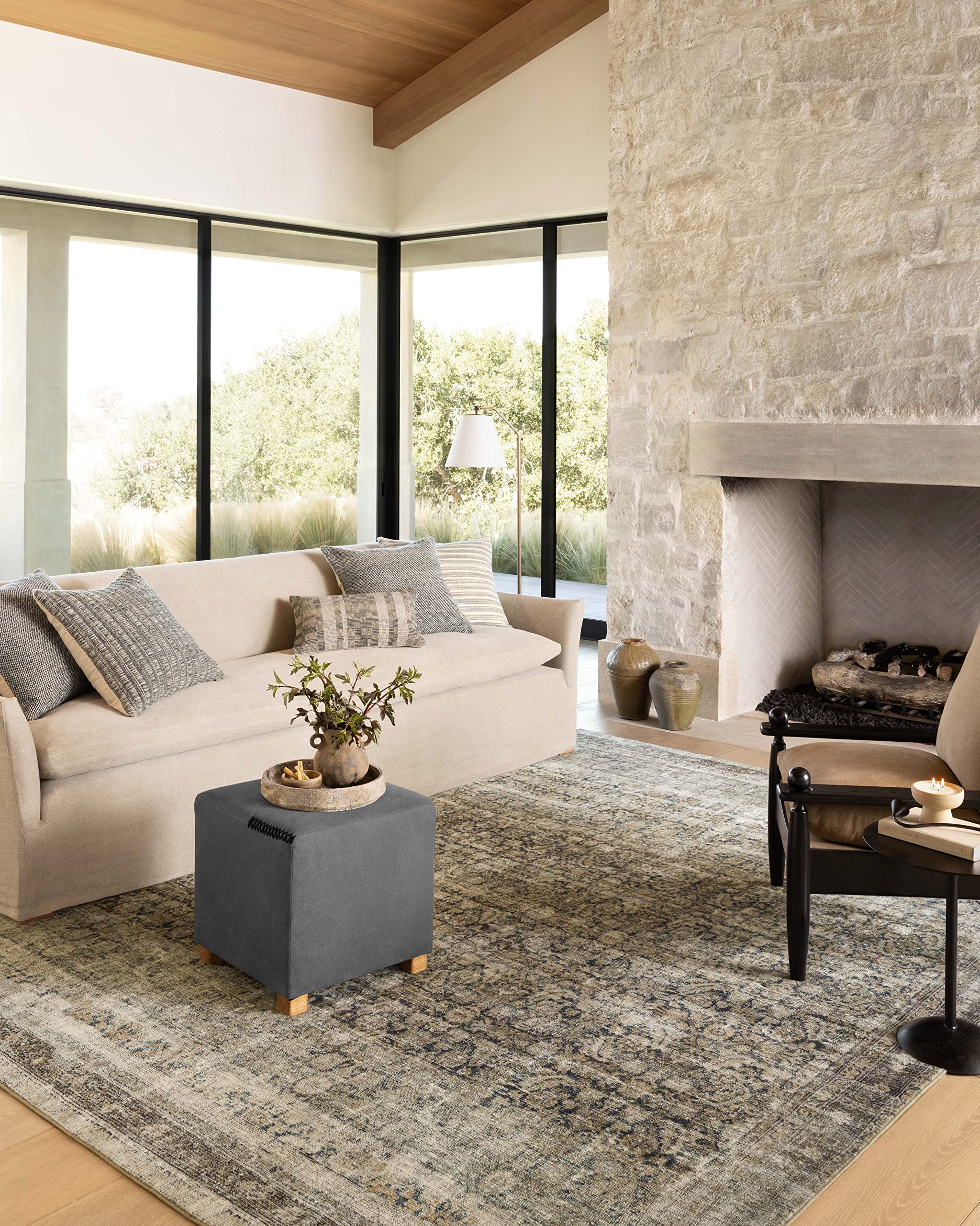 Loloi Amber Lewis x Morgan Navy/Sand 2-3 x 11-6 Runner Rug