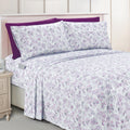 Elegant Comfort Luxury Soft Bed Sheets Paisley Pattern - 1500 Premium Hotel Quality Microfiber Softness Wrinkle And Fade Resistant (4-Piece) Bedding Set, Twin/Twin Xl, Paisley Purple