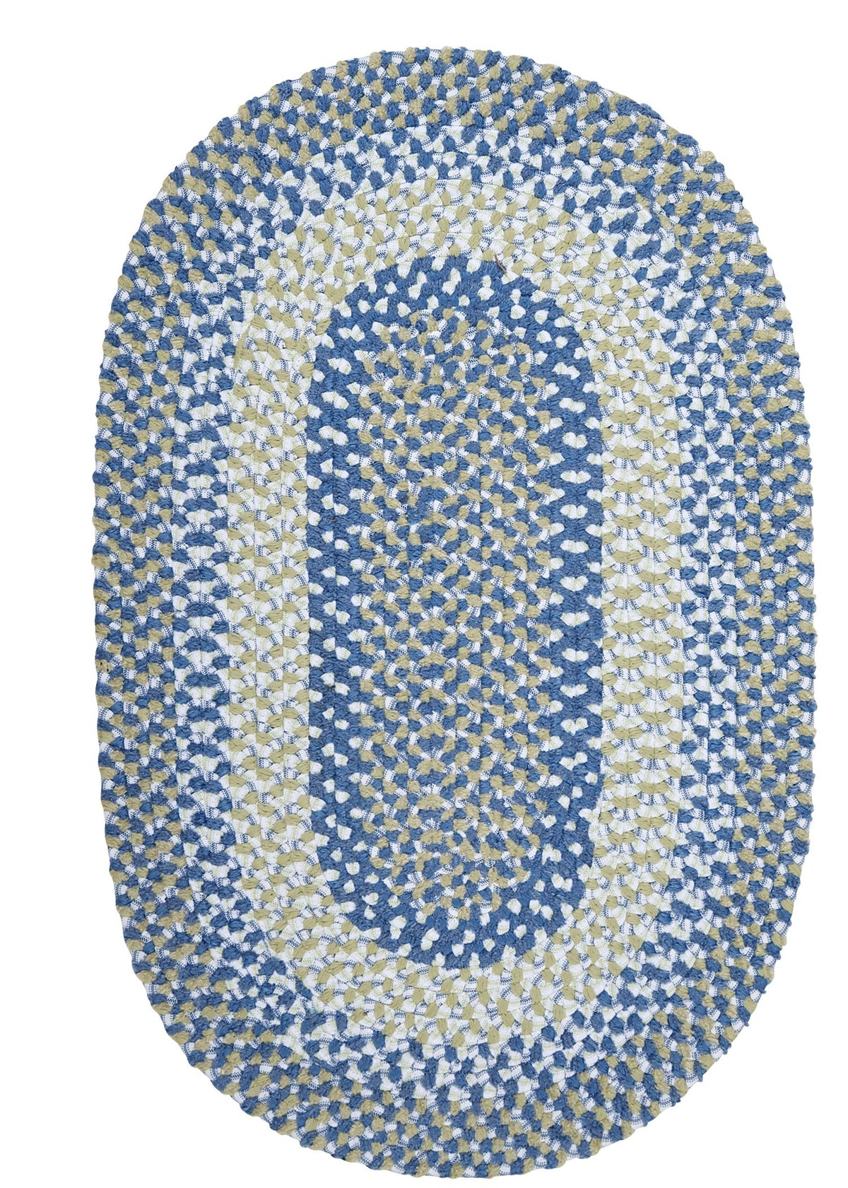 Colonial Mills Blokburst Braided Rug 6X9 Blueberry Pie