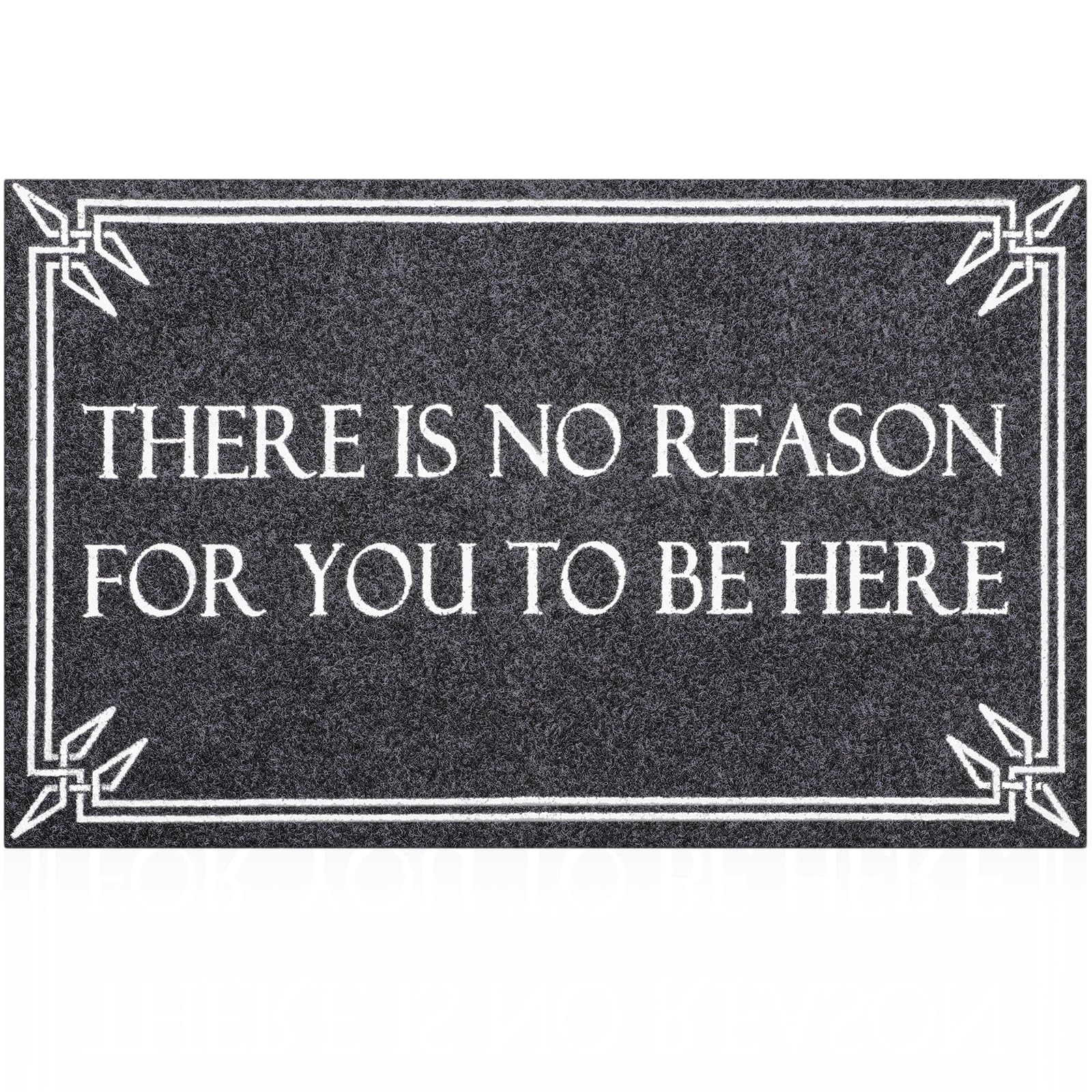 Indoor Outdoor Mats For Front Door Mats Funny Entry Welcome Mat Large There Is No Reason For You To Be Here Door Mat Non Slip Du