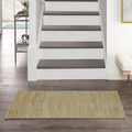 Nourison Essentials Indoor/Outdoor Green Gold 3' X 5' Area Rug, Easy Cleaning, Non Shedding, Bed Room, Living Room, Dining Room, Backyard, Deck, Patio (3X5)