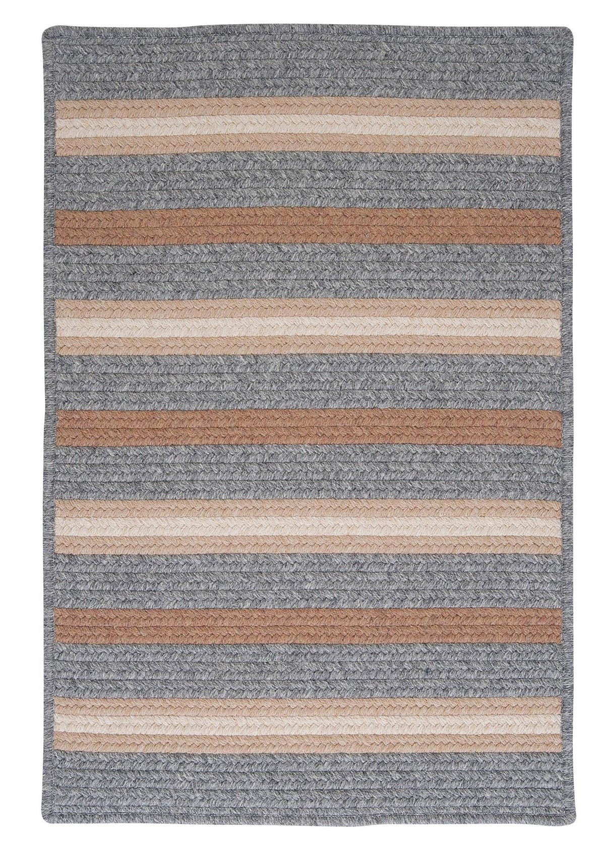 Colonial Mills Salisbury Rug, 7 By 9-Feet, Gray