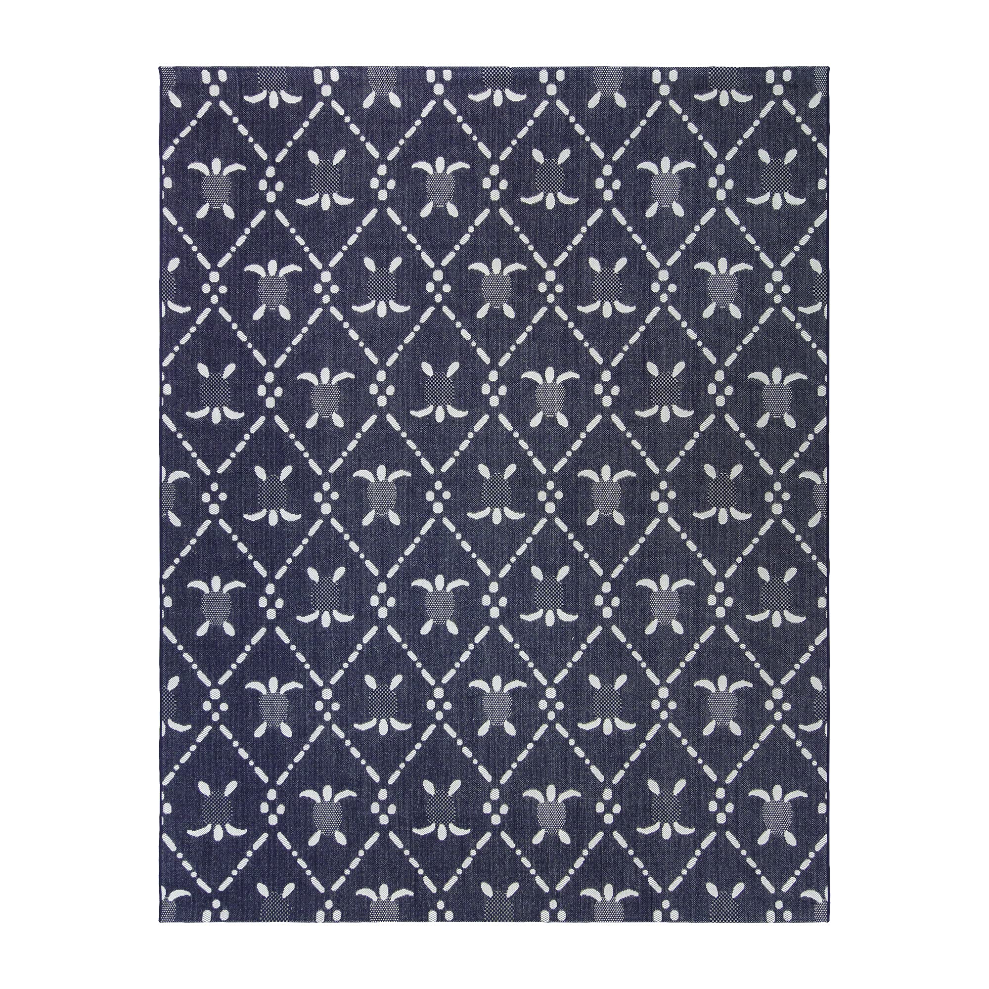 Gertmenian, 46658, Indoor Outdoor Rug Kona Coast By Reyn Spooner Hawaiian Porch Deck Patio Tropical Area Carpet, 5X7 Ft, Turtle